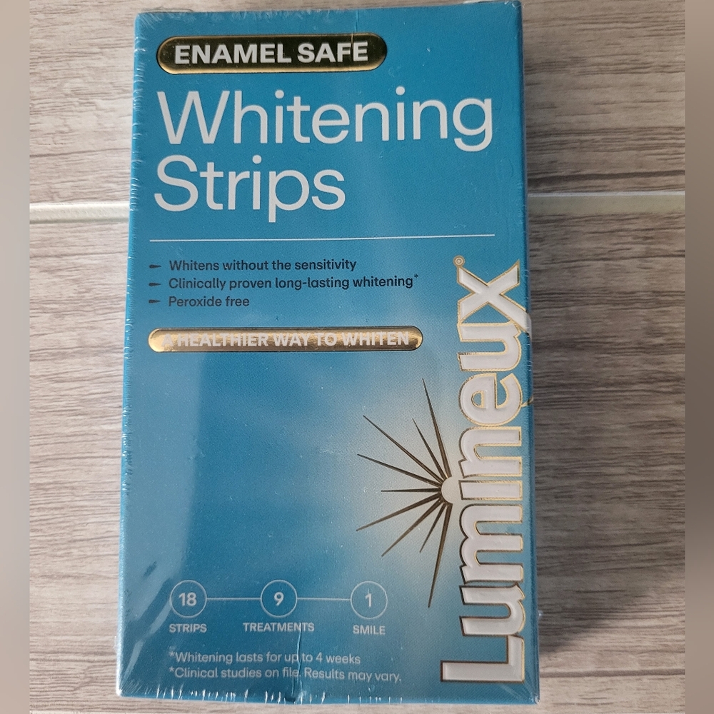 Lumineux Enamel Safe 18 Teeth Whitening Strips 9 Treatments NEW‎